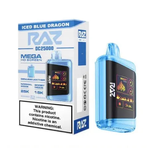 Raz LTX 25000 Raz - Iced Blue Dragon Vape Szn, raz iced blue dragon