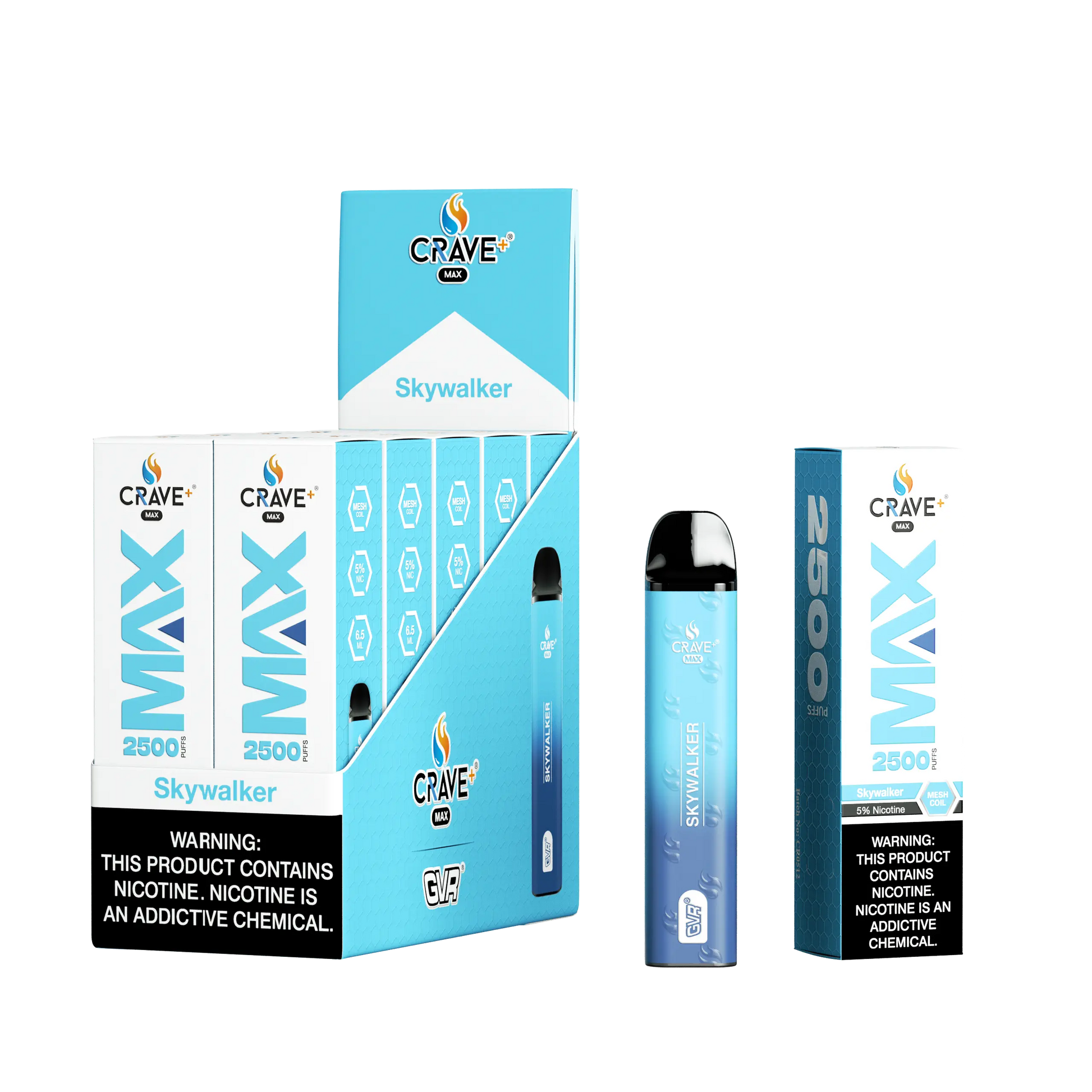 Crave Max Vape - 2500 Puffs Mesh Coil (BOX DEAL) Crave