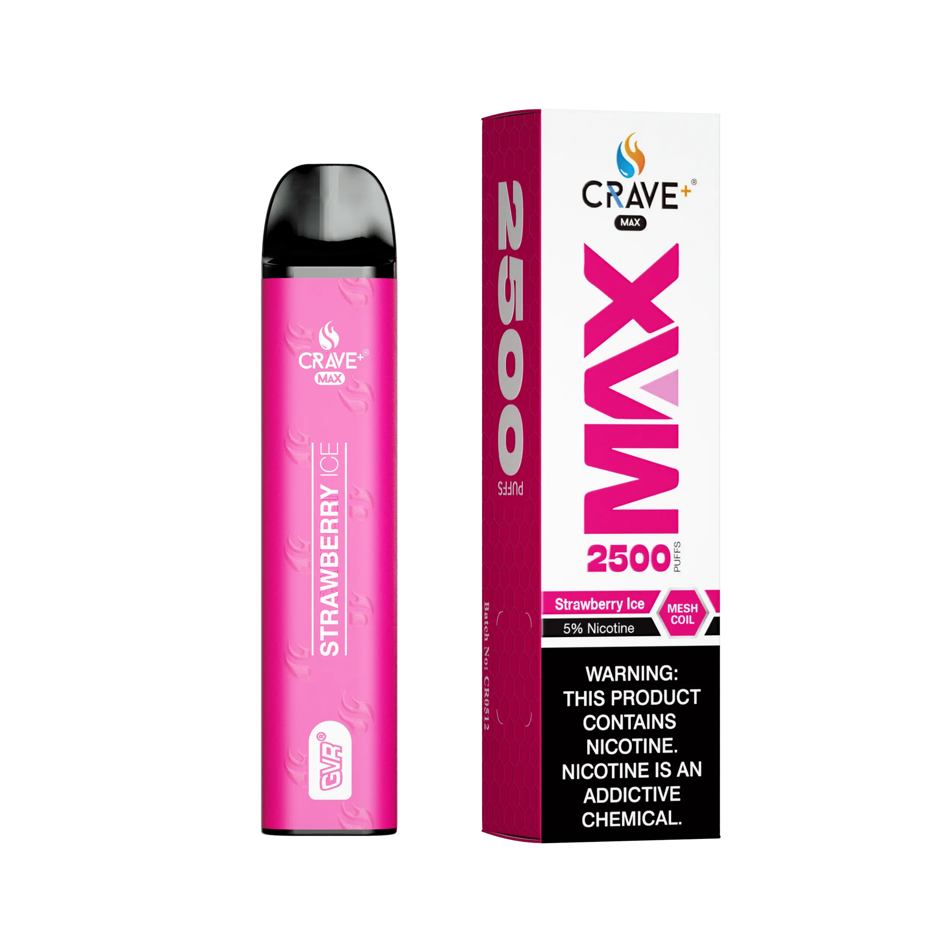 Crave Max Vape - 2500 Puffs Mesh Coil Crave