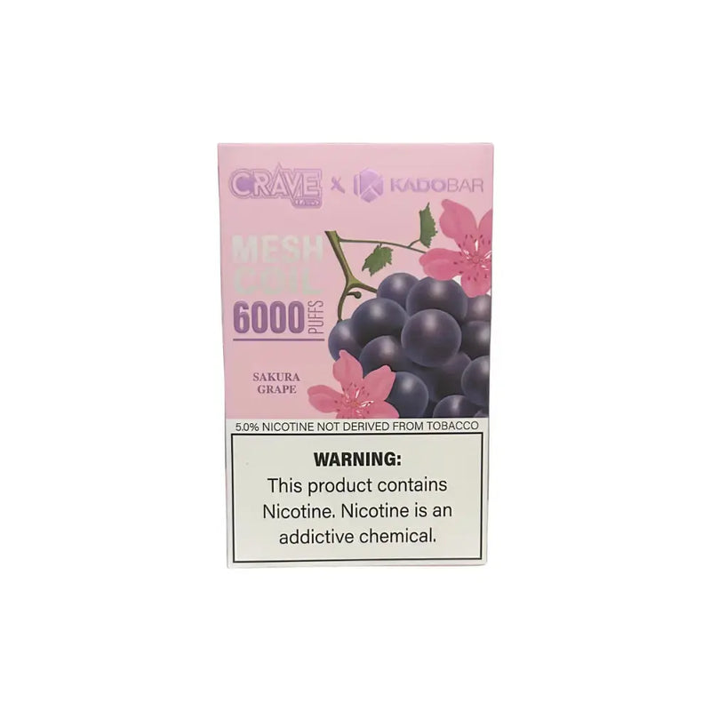 Crave KadoBar 6000 Sakura Grape
