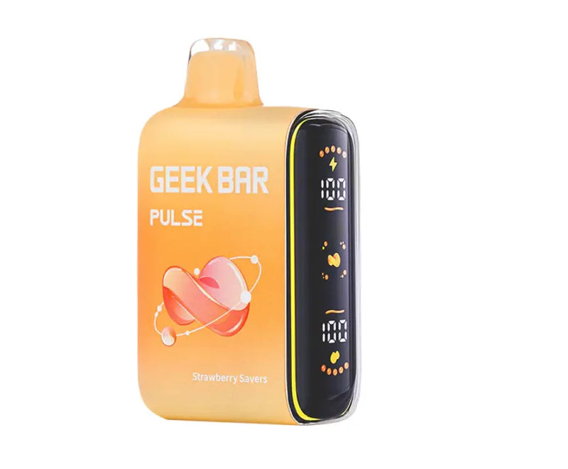 Geek Bar Pulse 15000 Geek Bar, geek bar pulse x, geek bar strawberry savers, strawberry savers geek bar pulse, geek bar pulse strawberry savers