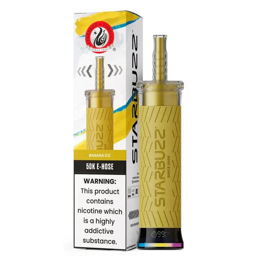 Starbuzz E-Hose 50K -  Banana Ice, starbuzz e hose banana ice, banana ice starbuzz e hose vape