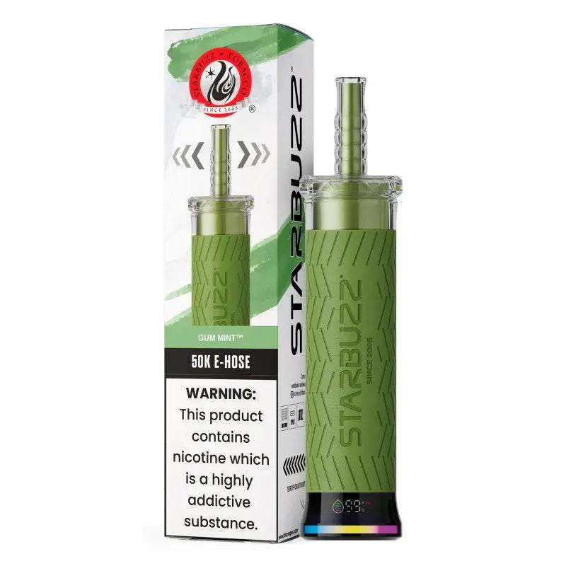 Starbuzz E-Hose 50K -  Gum Mint, starbuzz e hose gum mint, gum mint starbuzz e hose vape