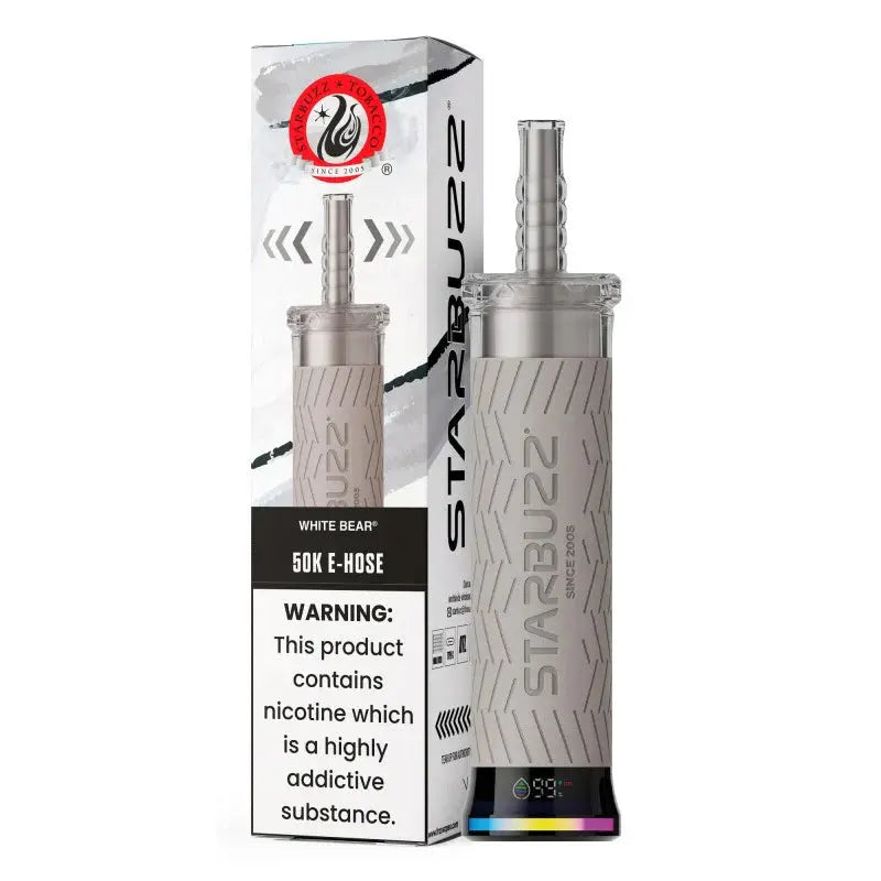 Starbuzz E-Hose 50K -  White Bear, starbuzz e hose white bear, white bear starbuzz e hose vape