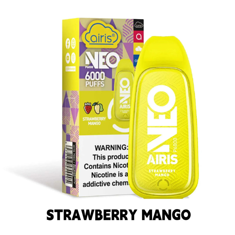 Airis Neo 6000 Disposable Vape Airis, neo airis strawberry mango