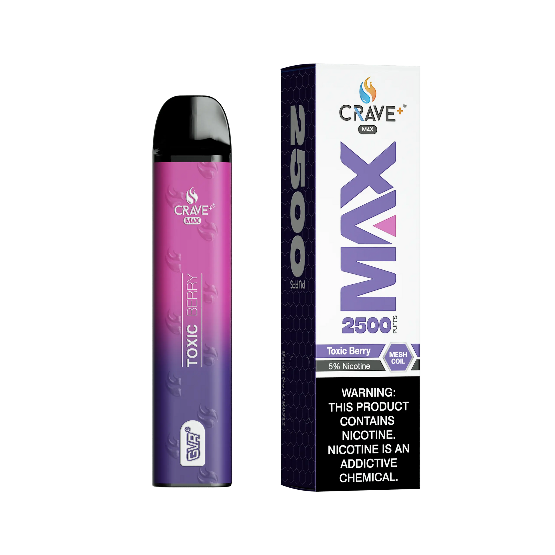 Crave Max Vape - 2500 Puffs Mesh Coil Crave