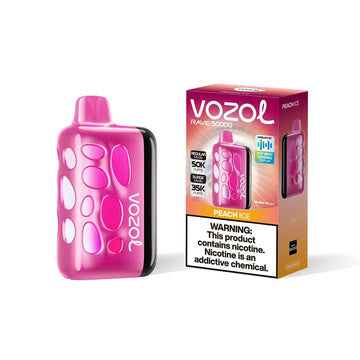 Vozol Rave 50K – 50,000 Puffs | Dual Modes & Beat Screen Vape