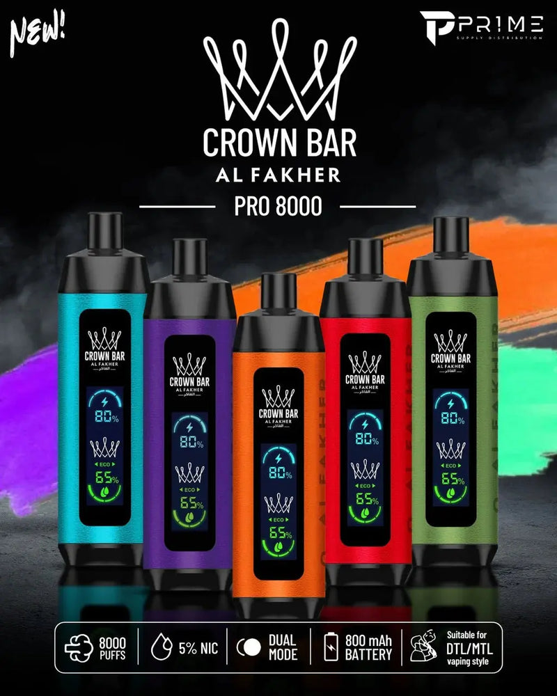 Al Fakher Crown Bar 8000 Al Fakher