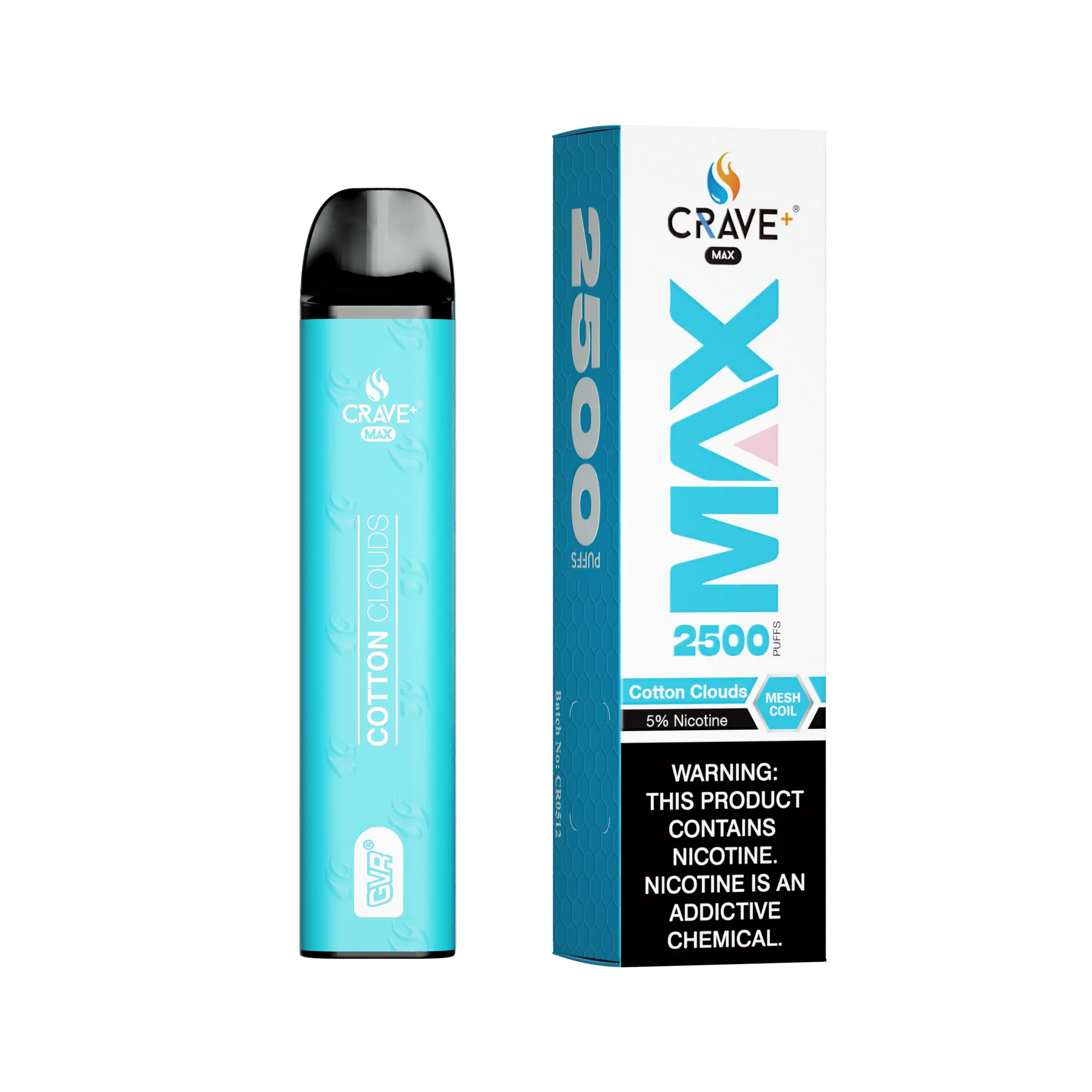 Crave Max Vape - 2500 Puffs Mesh Coil Crave