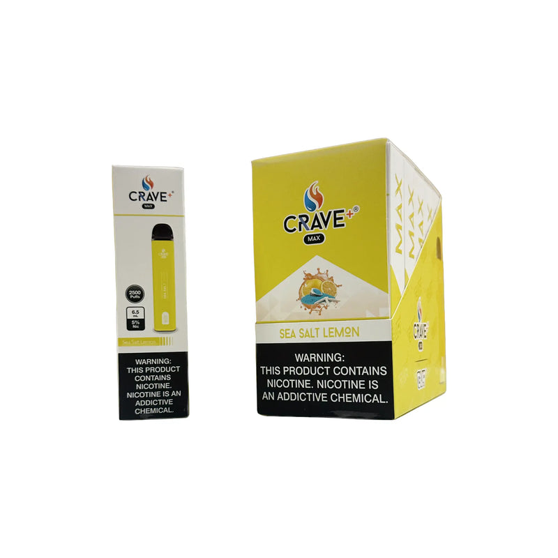 Crave Max Vape - 2500 Puffs (BOX DEAL) Crave