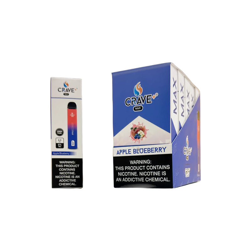 Crave Max Vape - 2500 Puffs (BOX DEAL) Crave