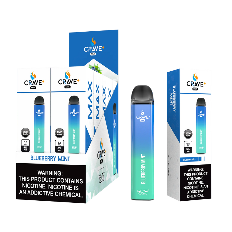 crave max, crave vape, buy crave max, crave max for sale, crave max flavors, crave flavors vape, buy crave vape online, crave max gvr, crave 2500 puffs, crave max blueberry mint, crave max blue mint, blueberry mint crave max, crave max mint blueberry
