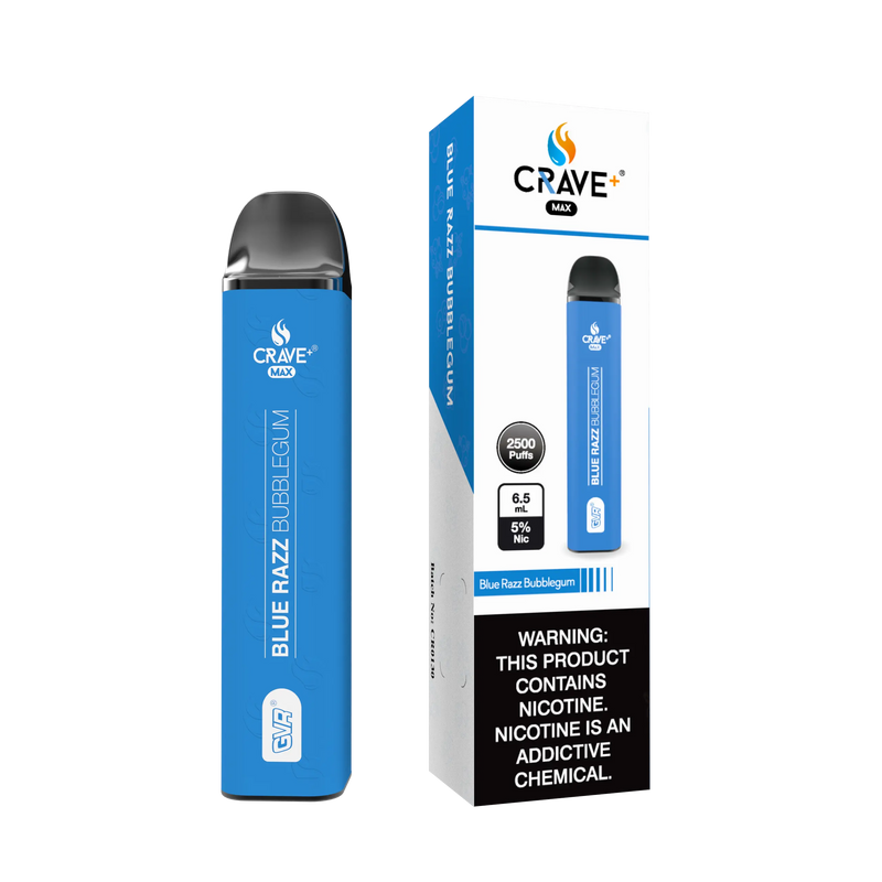 crave max blue razz, crave blue raz, crave max blue razz bubble, crave max blue razz bubblegum, crave max bubblegum, crave max blue bubblegum, crave max disposable 2500 puffs, crave max bulk, crave disposable bulk, vape szn, vapeszn, crave max vape for sale, where to buy crave max vape, crave plus vape, best disposable vape 2023