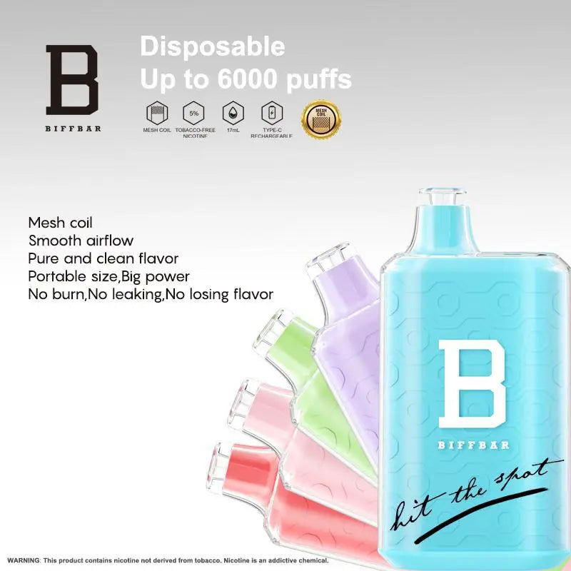 Biff Bar Vape - 6000 Puffs Biff Bar - Brand