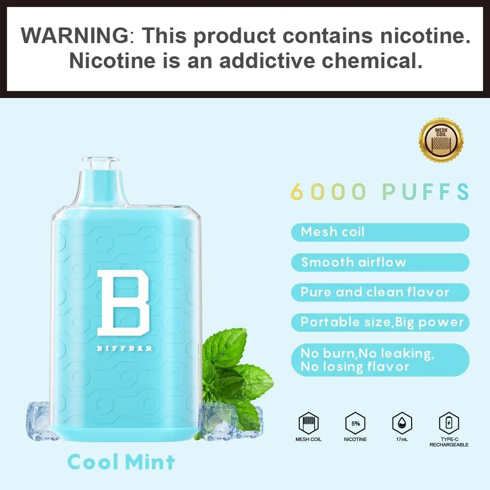 biff bar, biff bar vape, biff bar flavors, biff bar 6000, biff bar 6000 vape, 6000 puff vape biff, biff bar deal, biff bar bulk, buy biff bar bulk, buy biff bar, buy biff bar flavor, biff bar cool mint, biff bar mint, cool mint biff bar, mint biff bar, biff bar mint vape