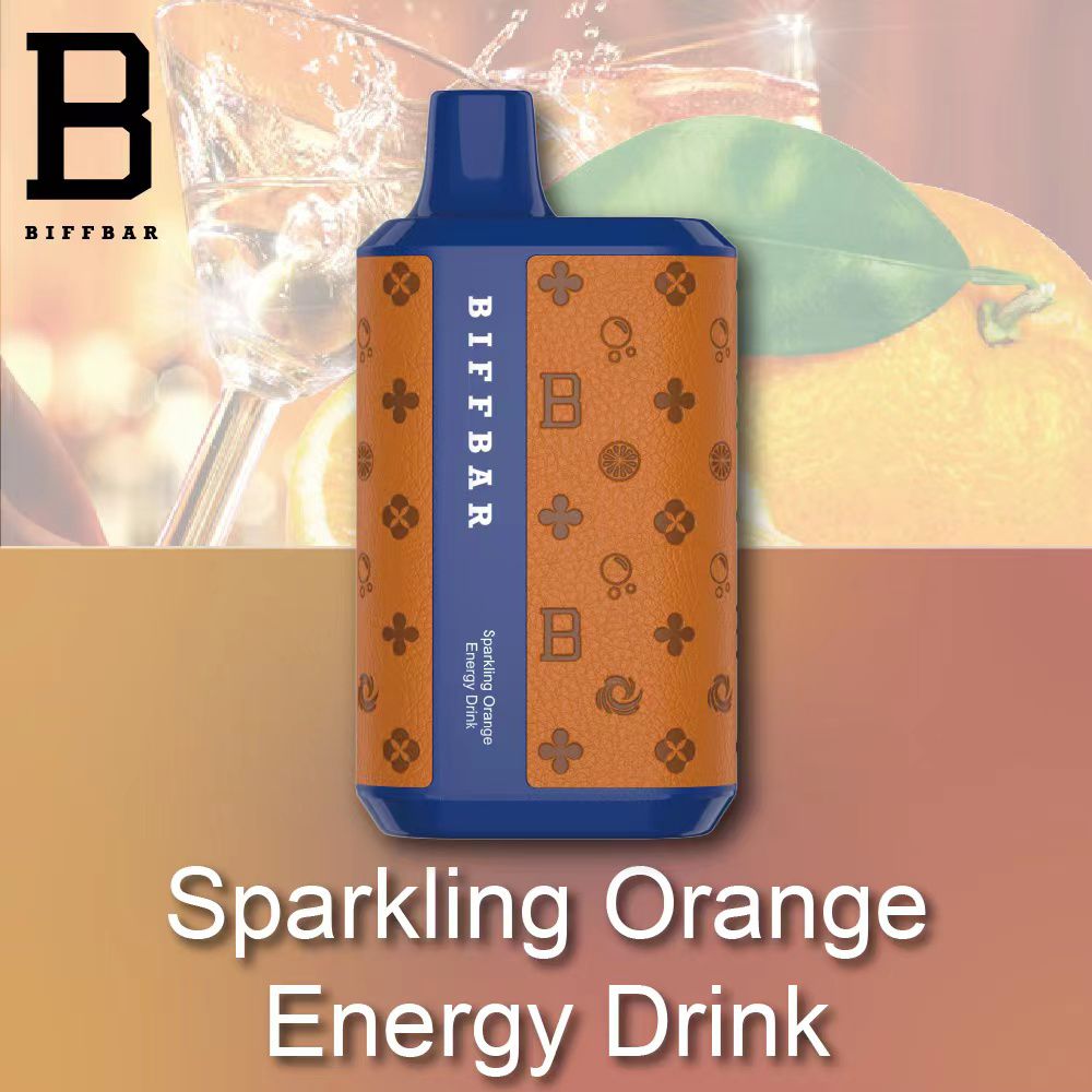 Biff Bar Lux 5500 Puffs Sparkling Orange Energy Drink
