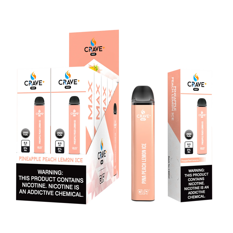 crave max, crave vape, buy crave max, crave max for sale, crave max flavors, crave flavors vape, buy crave vape online, crave max gvr, crave 2500 puffs, crave pineapple peach lemon ice, crave pineapple peach lemon, crave pineapple peach, crave max pineapple, crave max pineapple peach, crave max pineapple peach lemon ice, crave max disposable 2500 puffs,  crave max bulk, crave disposable bulk, crave disposable