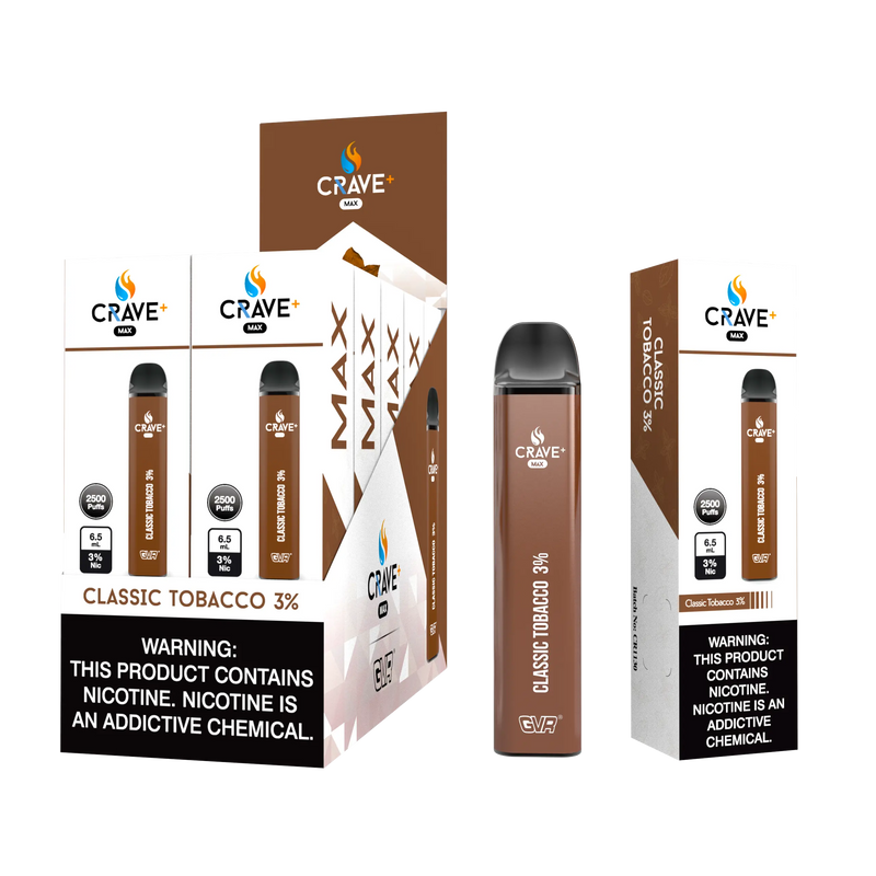crave max, crave vape, buy crave max, crave max for sale, crave max flavors, crave flavors vape, buy crave vape online, crave max gvr, crave 2500 puffs, crave clear, crave max clear, crave clear 3%, crave clear 5%, crave max 3%, crave max 5%, crave max classic tobacco, classic tobacco crave max, tobacco crave max, classic tobacco 3% vape, classic tobacco crave max, crave max disposable