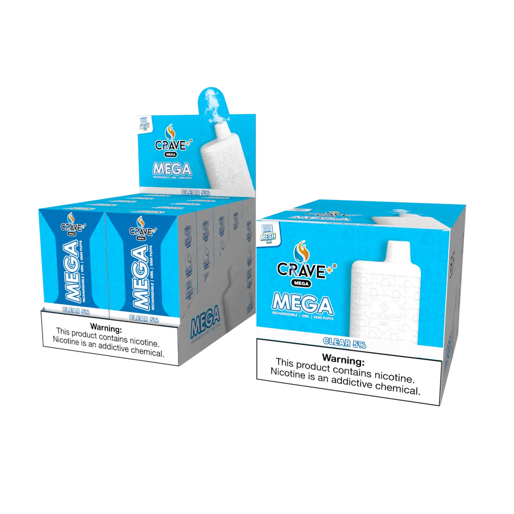 Crave Mega 5500 | Crave Mega Vape Box | Crave Disposables