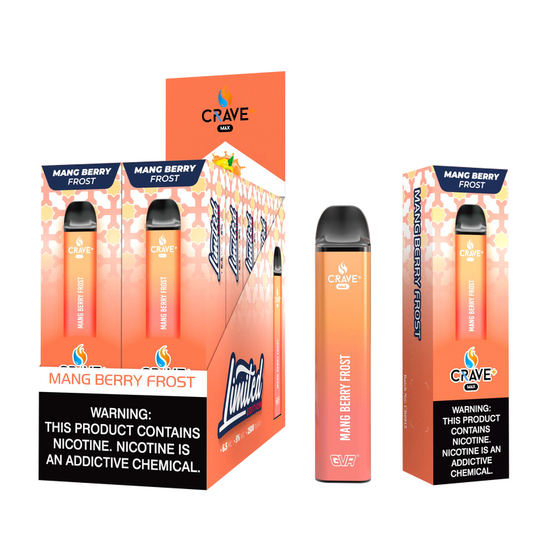 crave max, crave vape, buy crave max, crave max for sale, crave max flavors, crave flavors vape, buy crave vape online, crave max gvr, crave 2500 puffs, crave max mango, crave max mango berry, crave max mango berry frost, crave max mang berry forst, crave max mang, crave mang berry, crave max mango frost, crave max limited edition, crave max disposable 2500 puffs,  crave max bulk, crave disposable bulk, crave max disposable