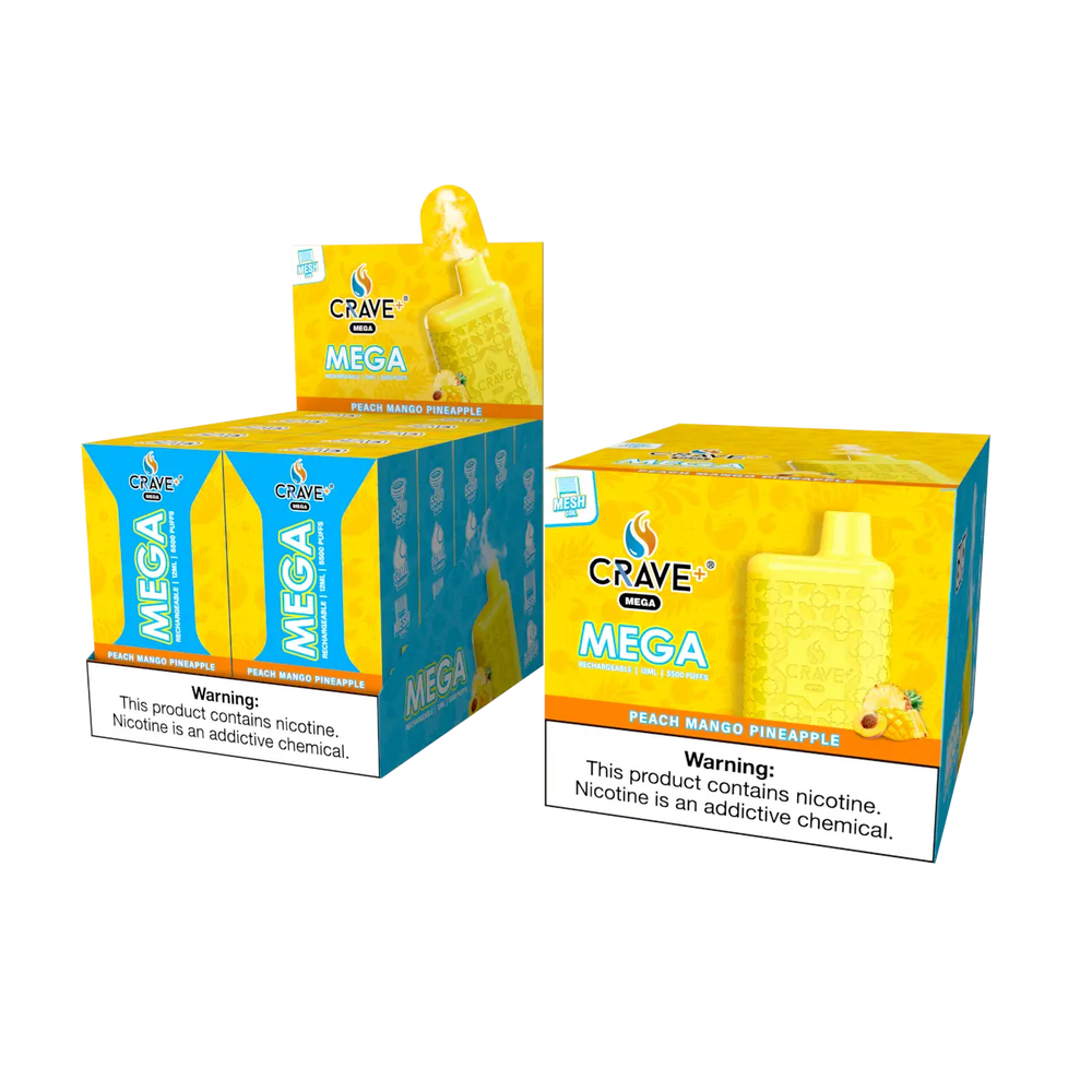 Crave Mega 5500 | Crave Mega Vape Box | Crave Disposables
