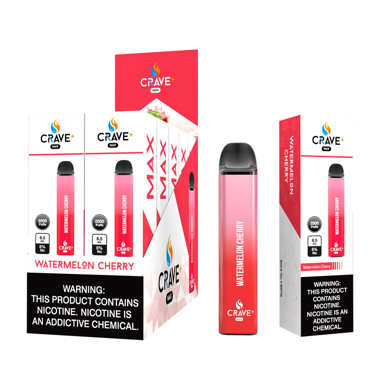 Crave Max Vape - 2500 Puffs (BOX DEAL) Crave